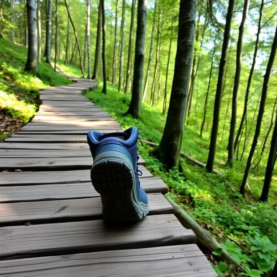 Camí de senderisme per un bosc
